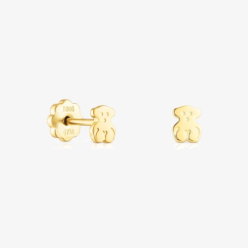 Aretes de oro motivo oso 0,4cm Baby TOUS