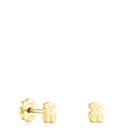 Gold TOUS Baby earrings Bear motif