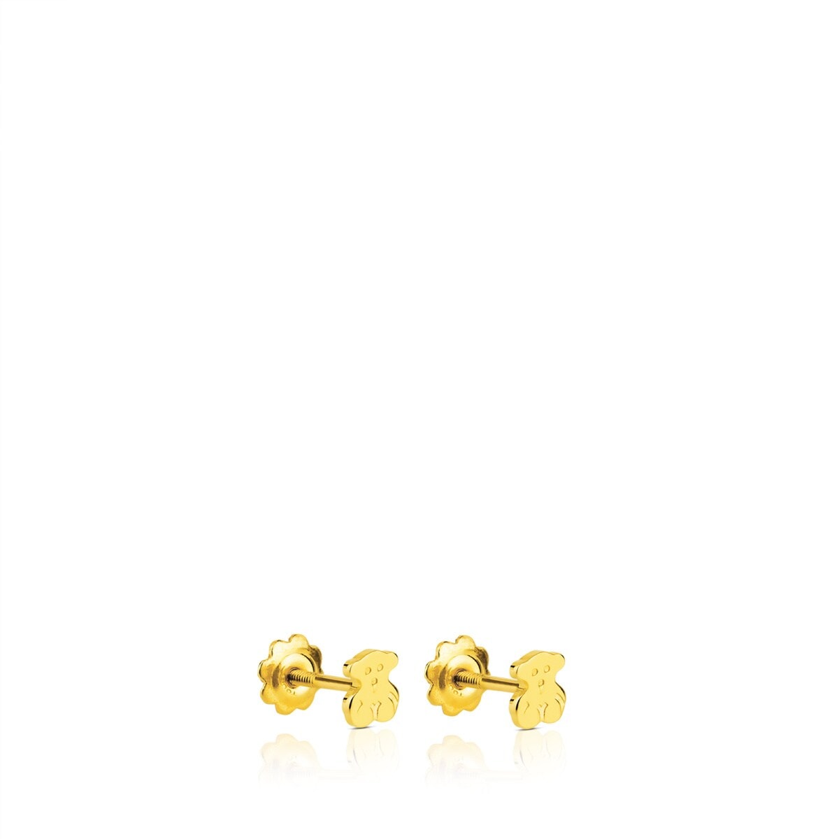 Gold TOUS Baby earrings Bear motif