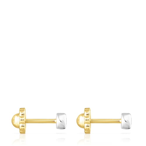 Yellow and White Gold TOUS Diamonds earrings