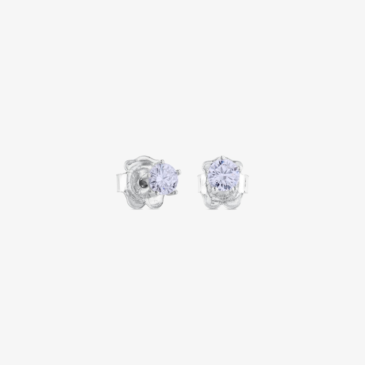 Tous - Pendientes Les Classiques De Oro Blanco Con Diamantes - Transparente