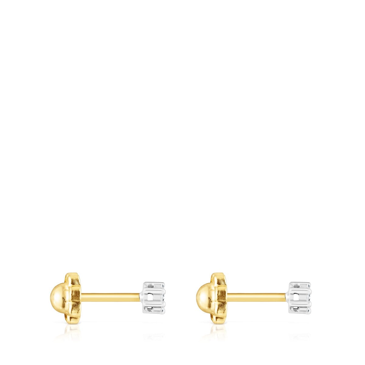 Gold TOUS Diamonds earrings 0,08ct