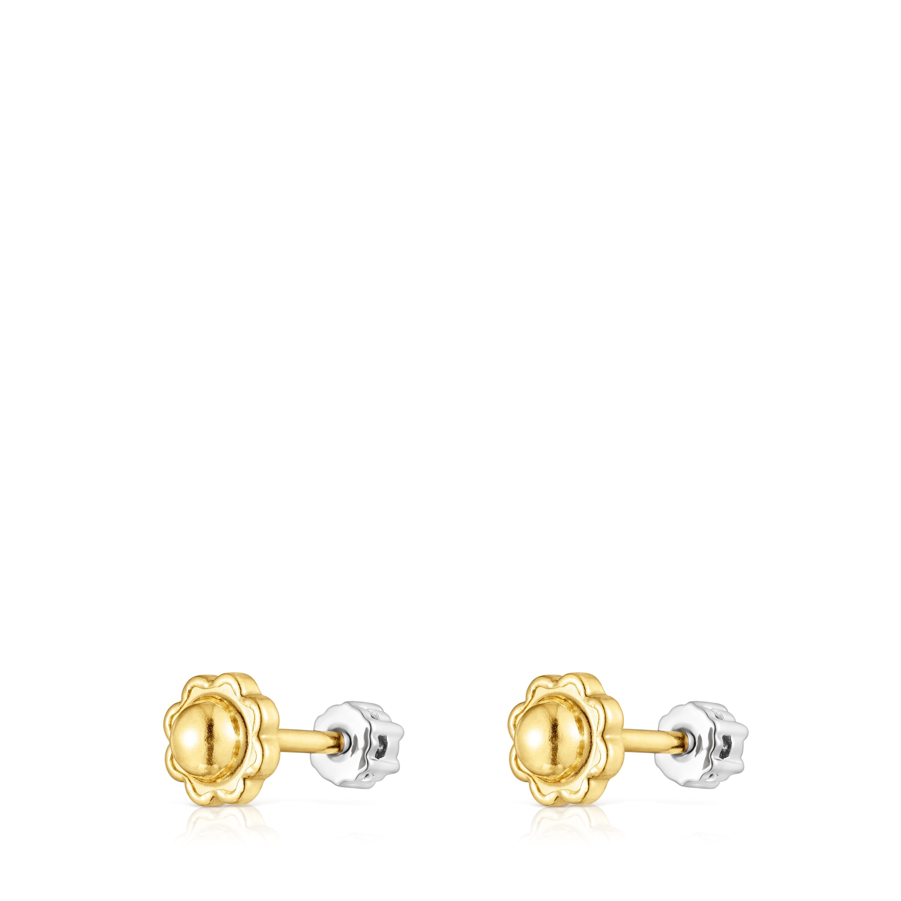 Gold TOUS Diamonds earrings 0,08ct