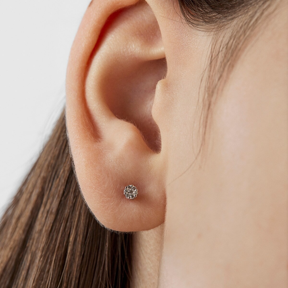 Gold TOUS Diamonds earrings 0,08ct