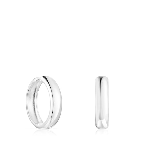 Pendientes aro de plata TOUS Basics image number 0