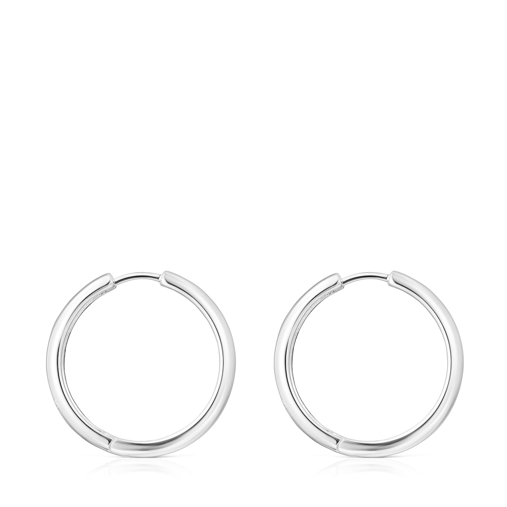 Pendientes aro de plata TOUS Basics
