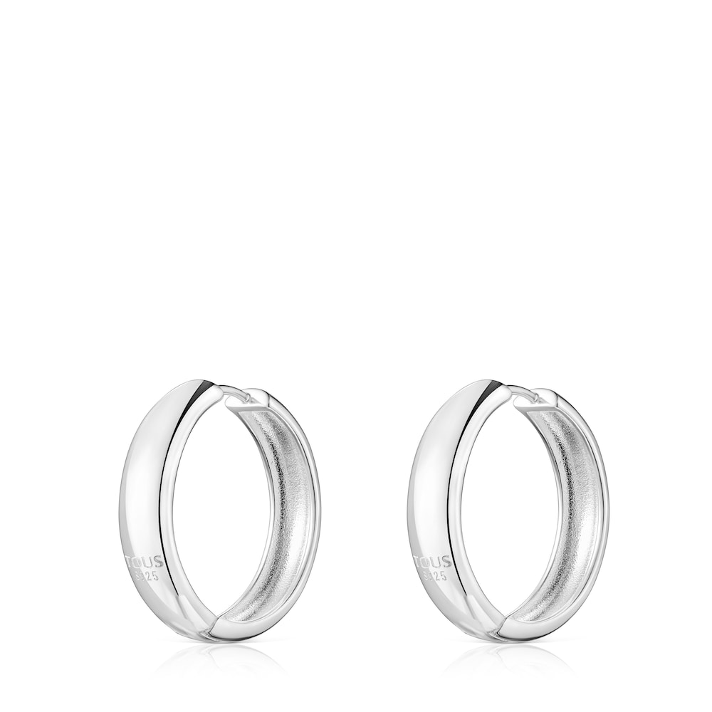Pendientes aro de plata TOUS Basics