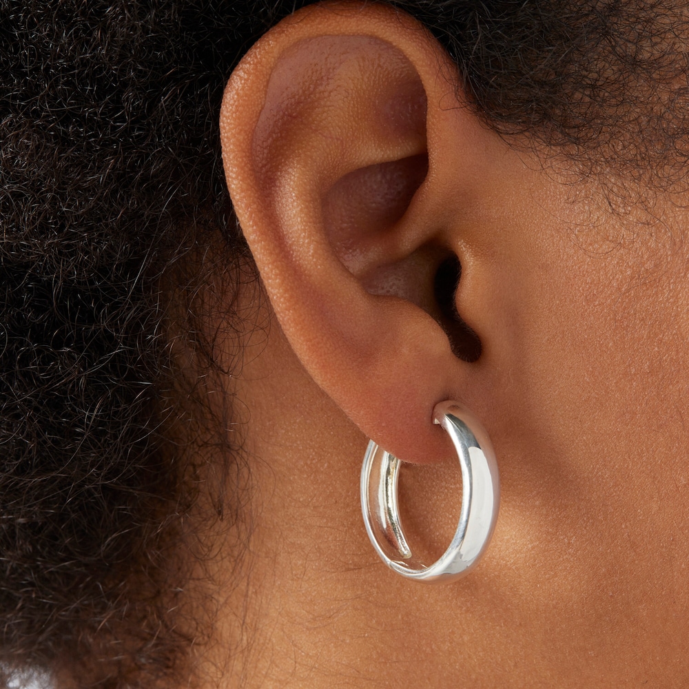 Pendientes aro de plata TOUS Basics