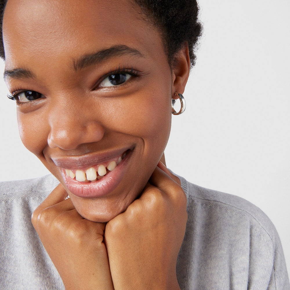 Pendientes aro de plata TOUS Basics