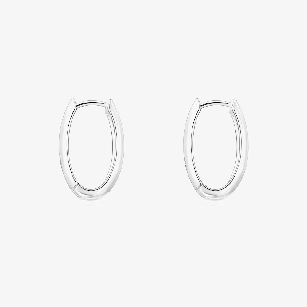 Pendientes oval de plata TOUS Basics