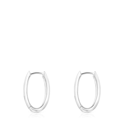 Pendientes oval de plata TOUS Basics