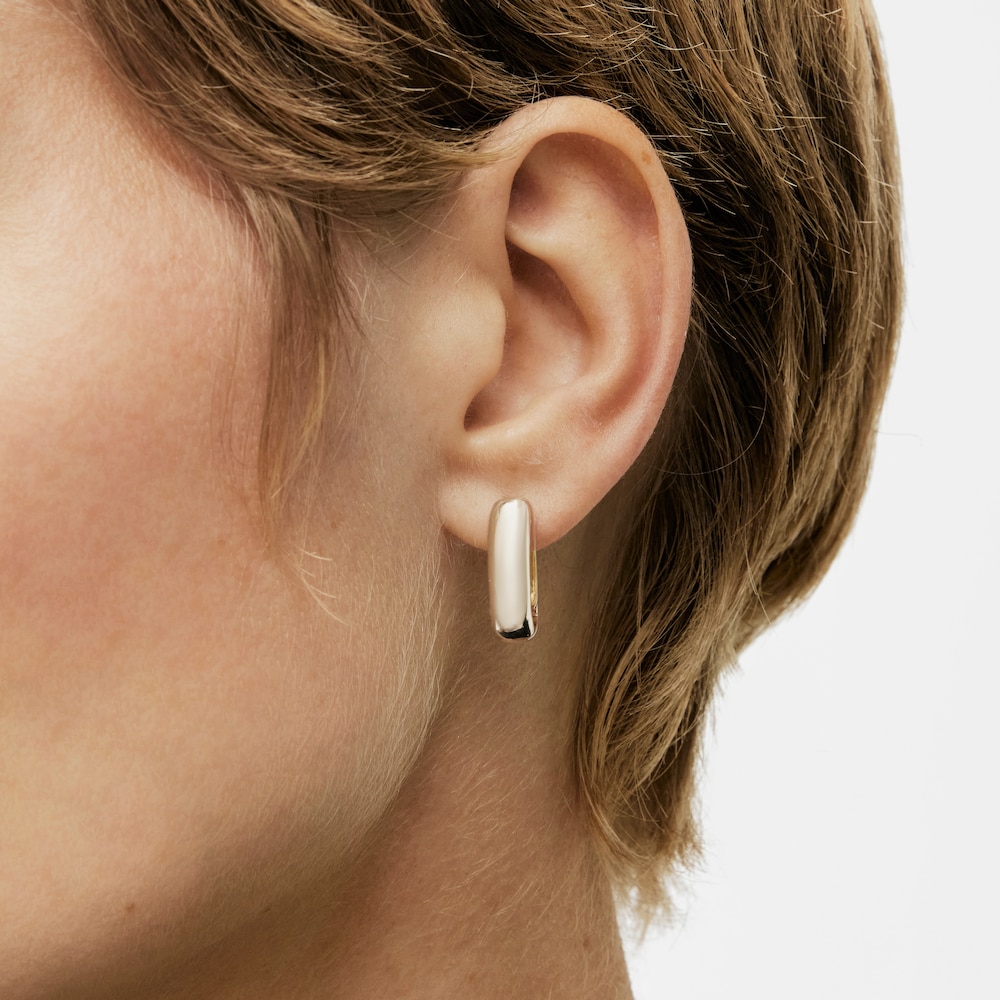 Pendientes oval de plata TOUS Basics