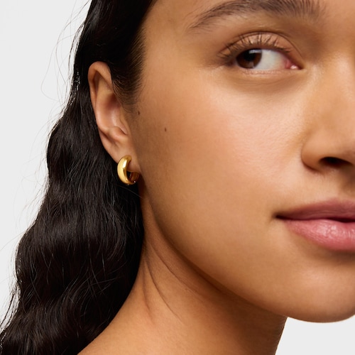 Silver Vermeil TOUS Basics Earrings