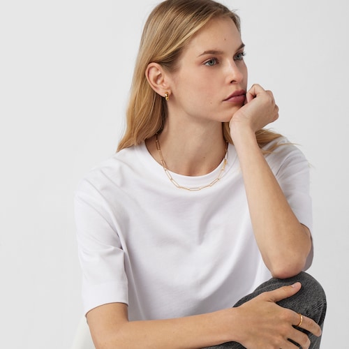 Silver Vermeil TOUS Basics Earrings