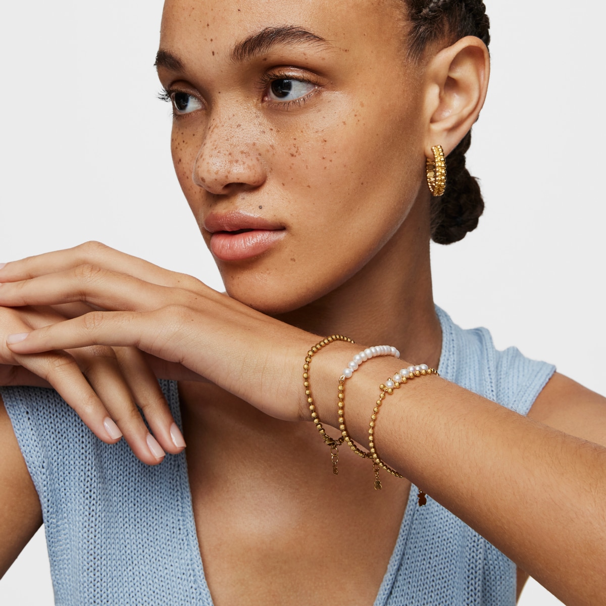Silver Vermeil Gloss Bracelet