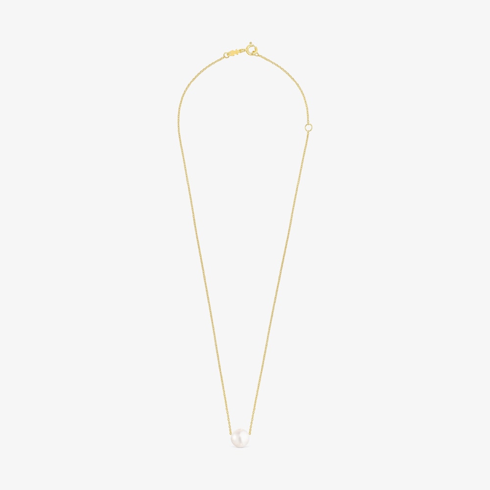 Tous Gloss - Naszyjnik z ż&oacute;łtego srebra Vermeil z perłą