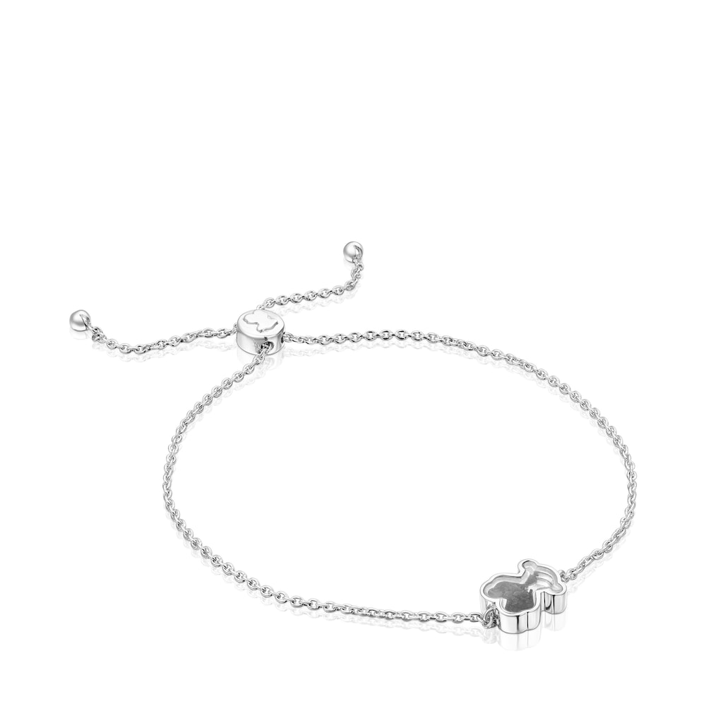 Silver Areia Bracelet with onyx