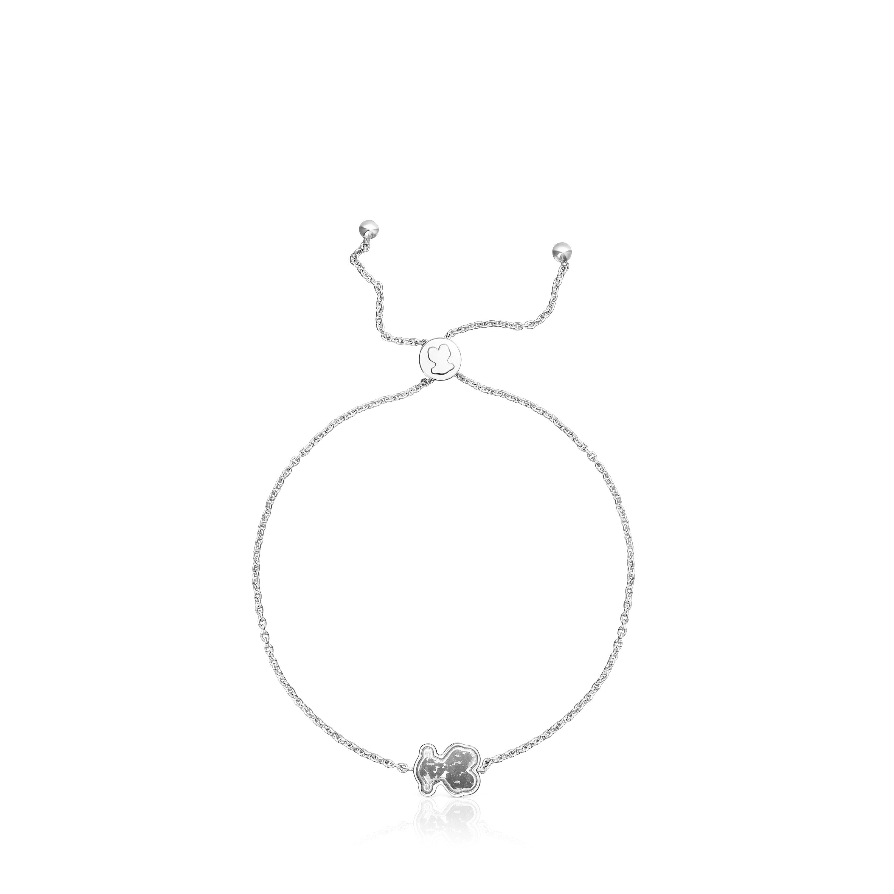 Silver Areia Bracelet with onyx