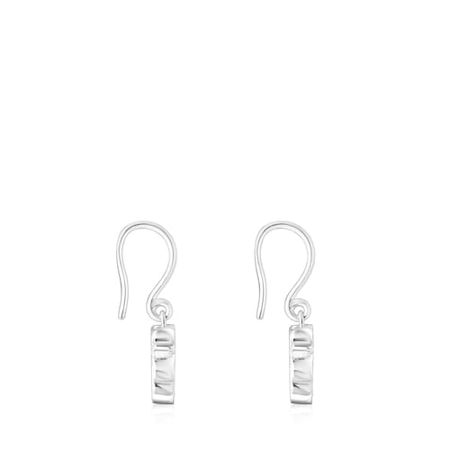 Silver Areia Earrings with onyx