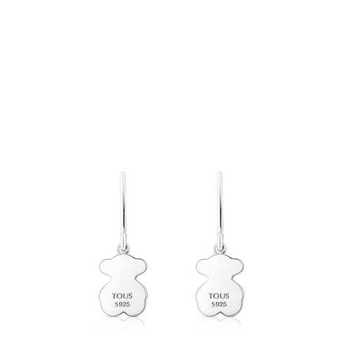 Silver Areia Earrings with onyx