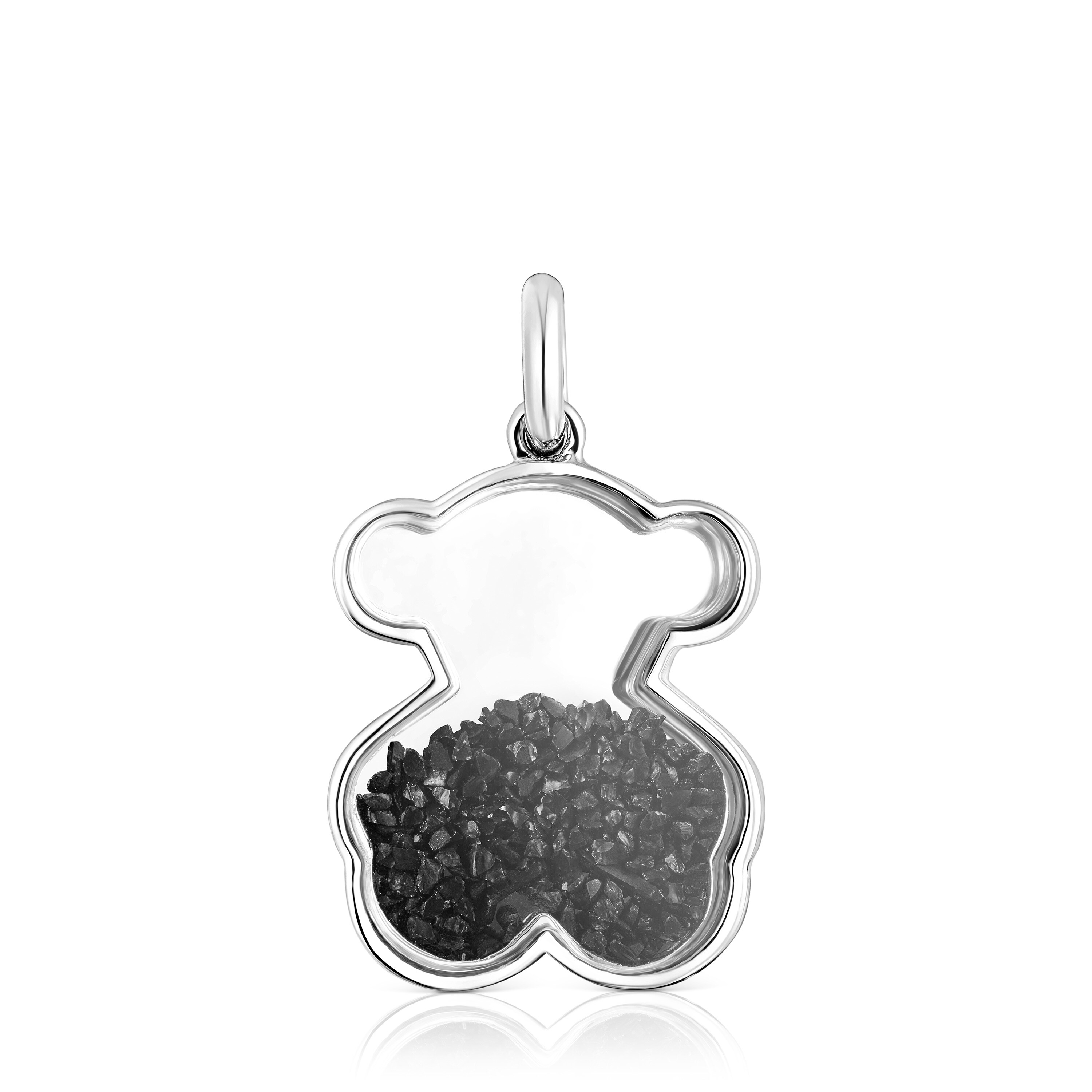 Silver Areia Pendant with onyx
