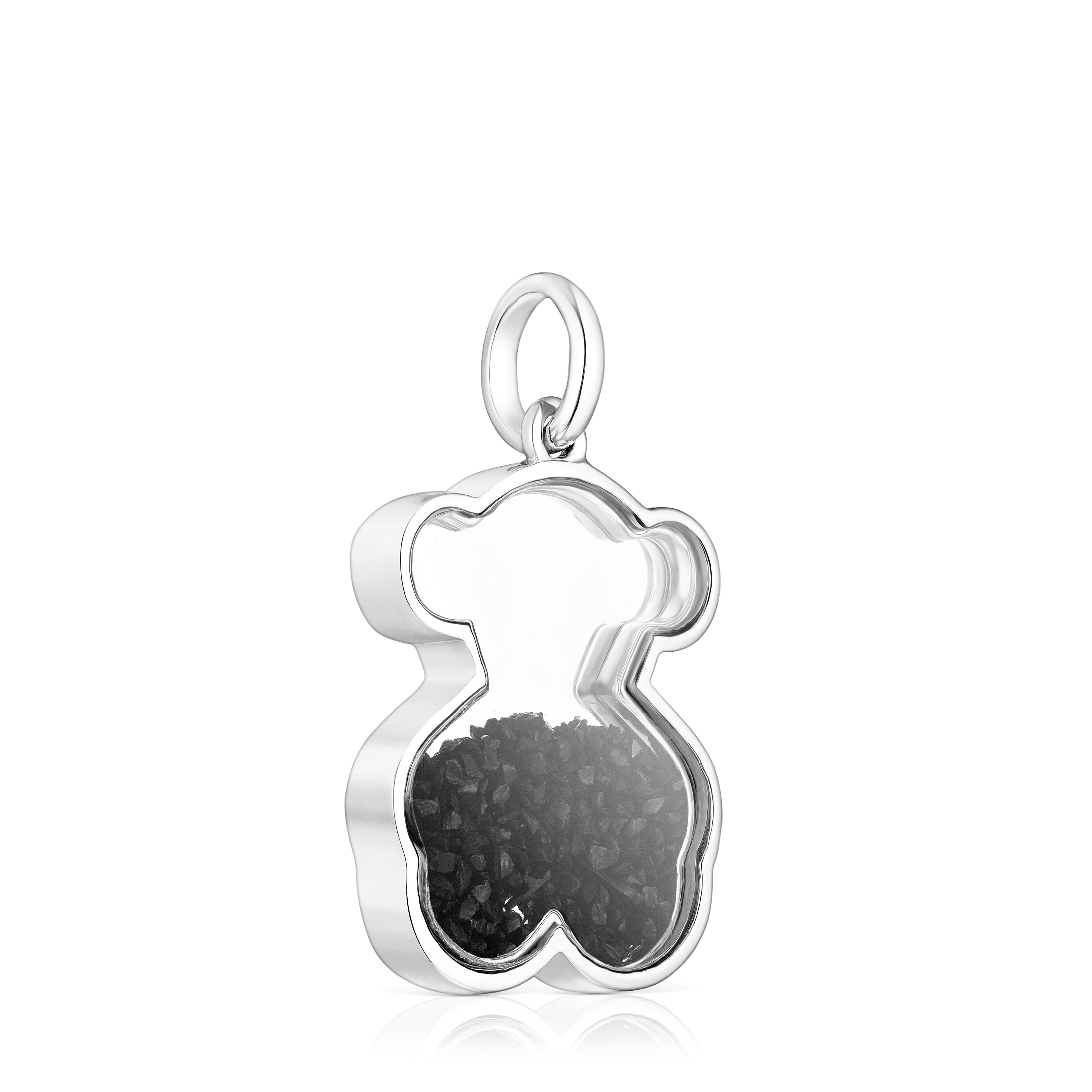 Silver Areia Pendant with onyx