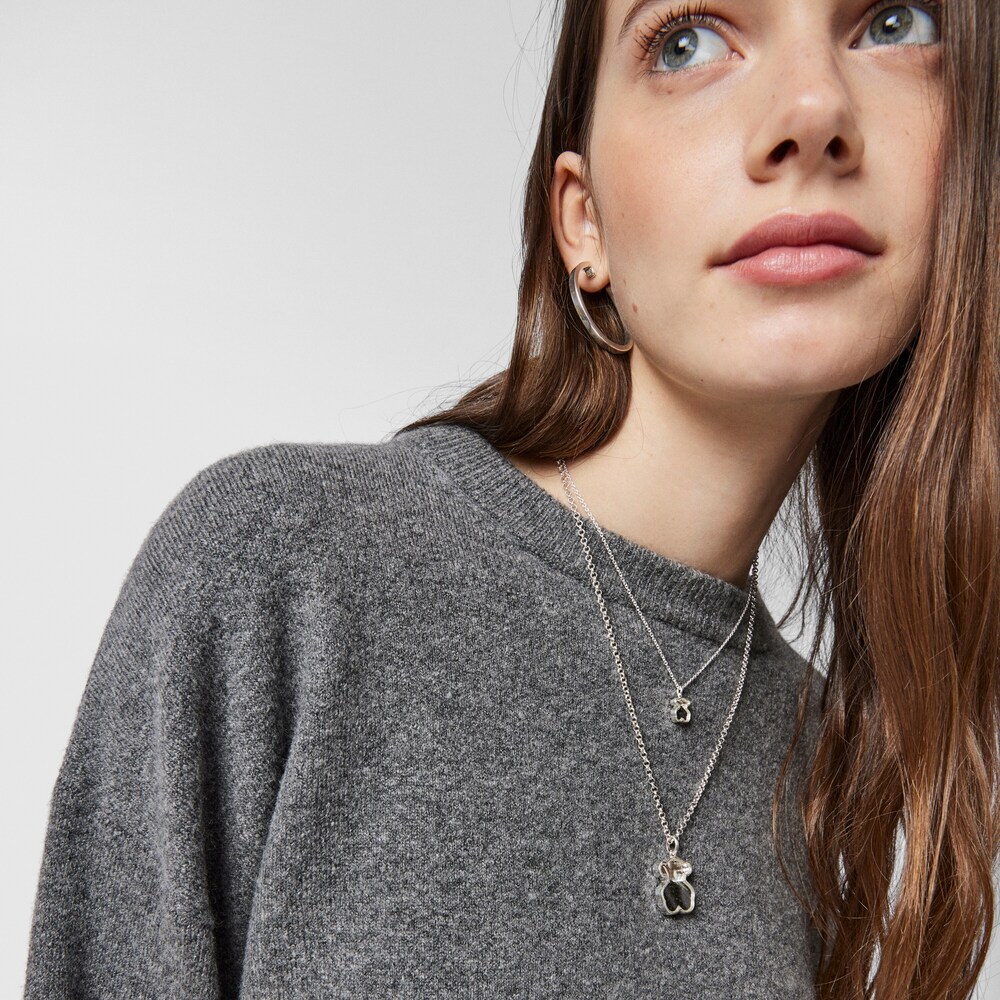 Dije Areia de plata y &oacute;nix