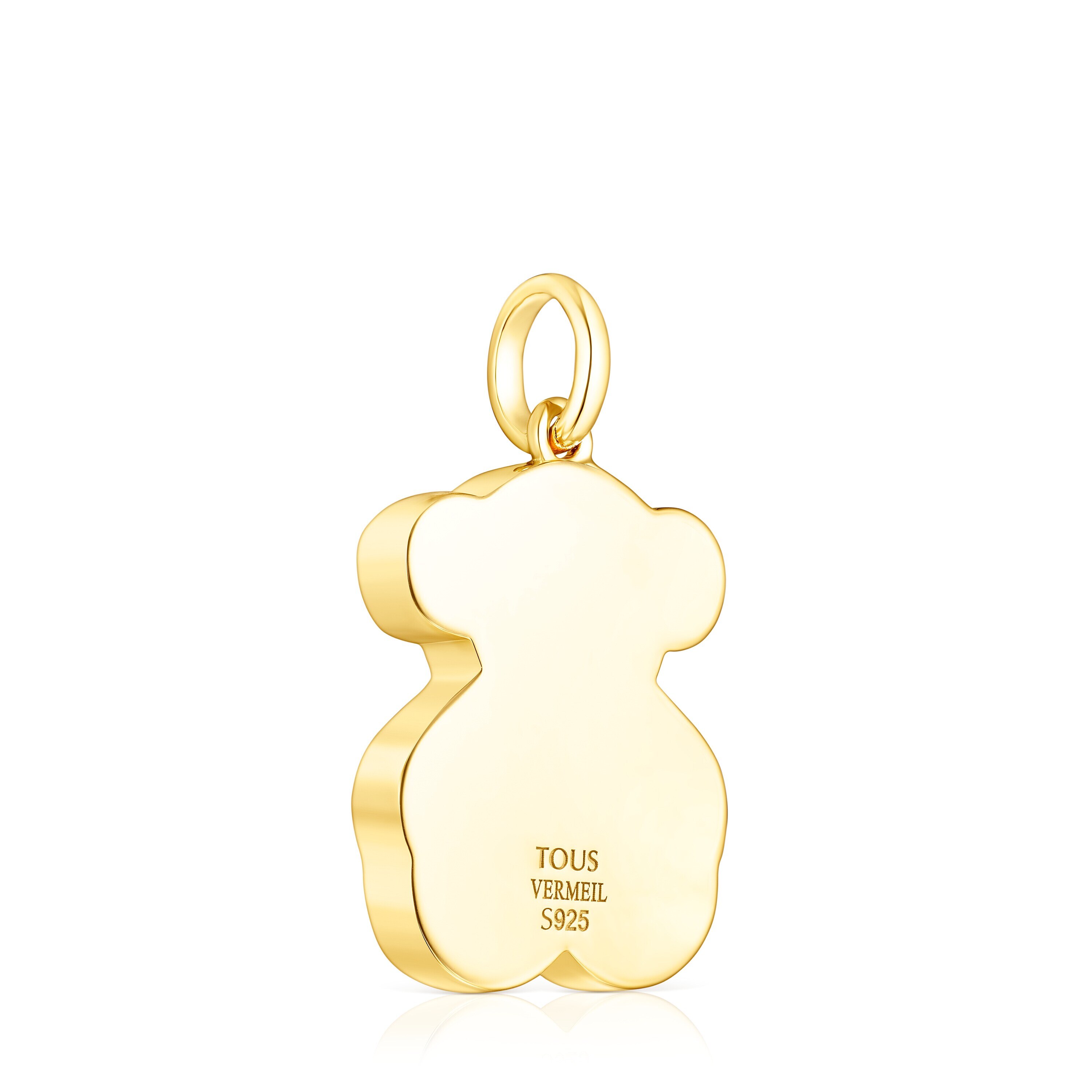 Silver vermeil Areia Pendant with multicolored gemstones