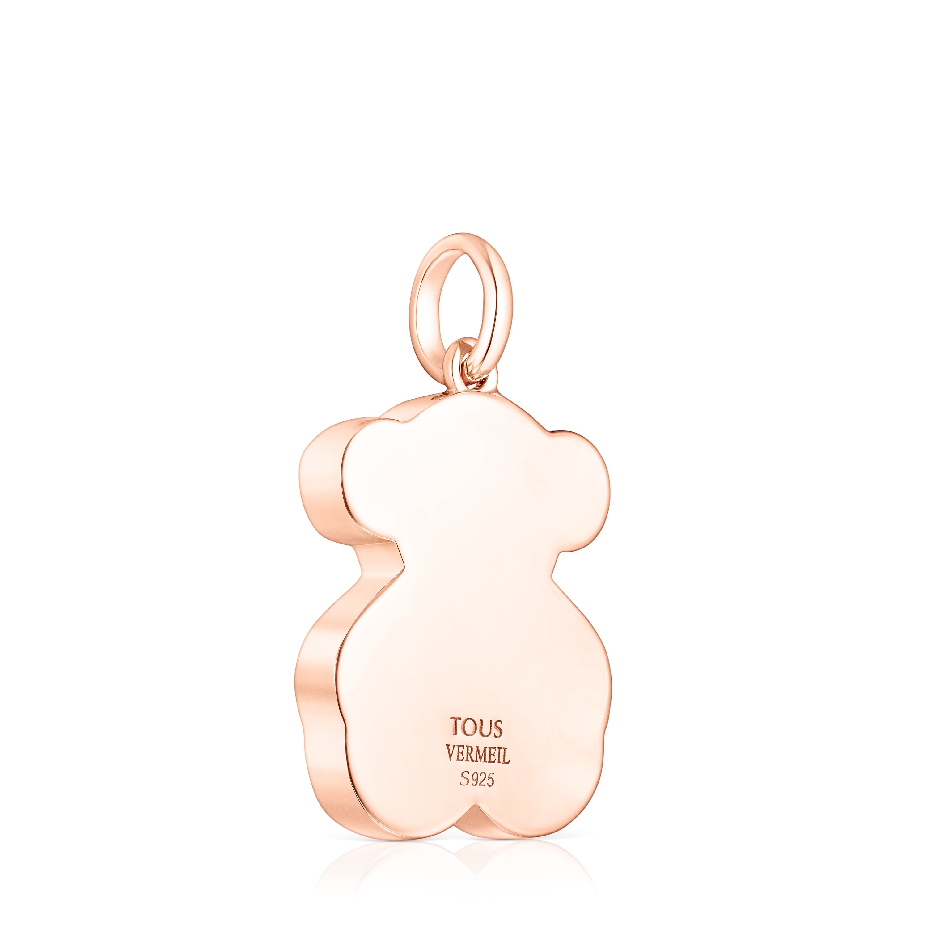 Rose silver vermeil Areia Pendant with pearls