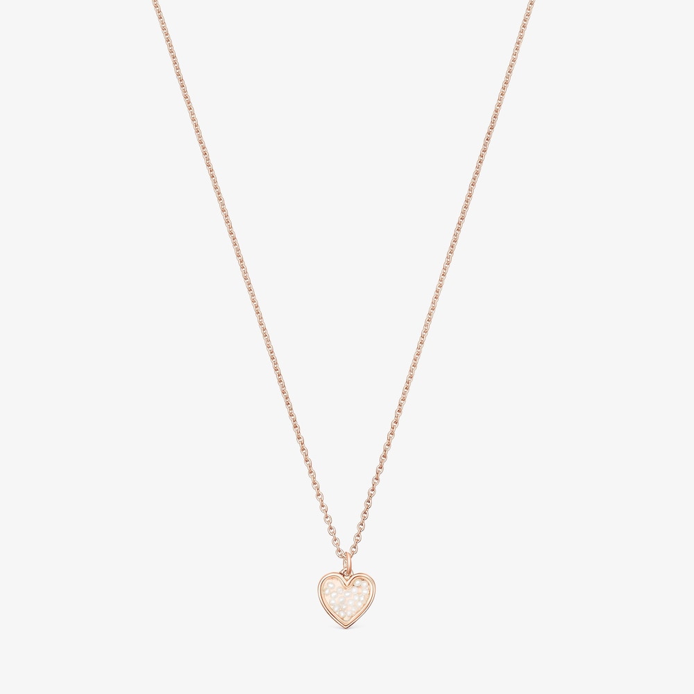 Colar Areia em prata vermeil rosa e p&eacute;rolas