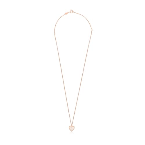 Rose silver vermeil Areia Necklace with pearls