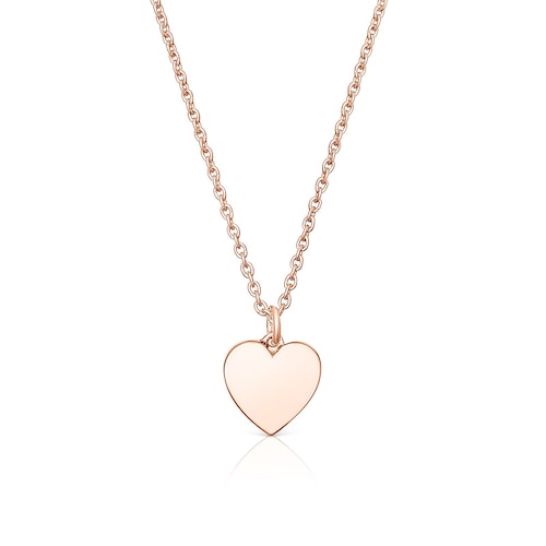 Rose silver vermeil Areia Necklace with pearls