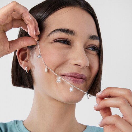 Pulsera de plata y perlas Oceaan