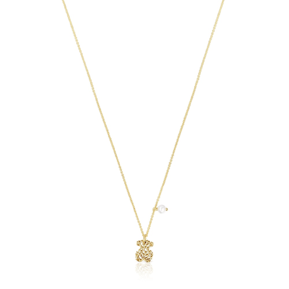 Gold Oceaan Necklace with pearl Gold Oceaan Necklace with pearl
