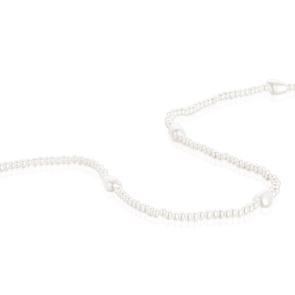 Collar de perlas y plata Oceaan image number 2