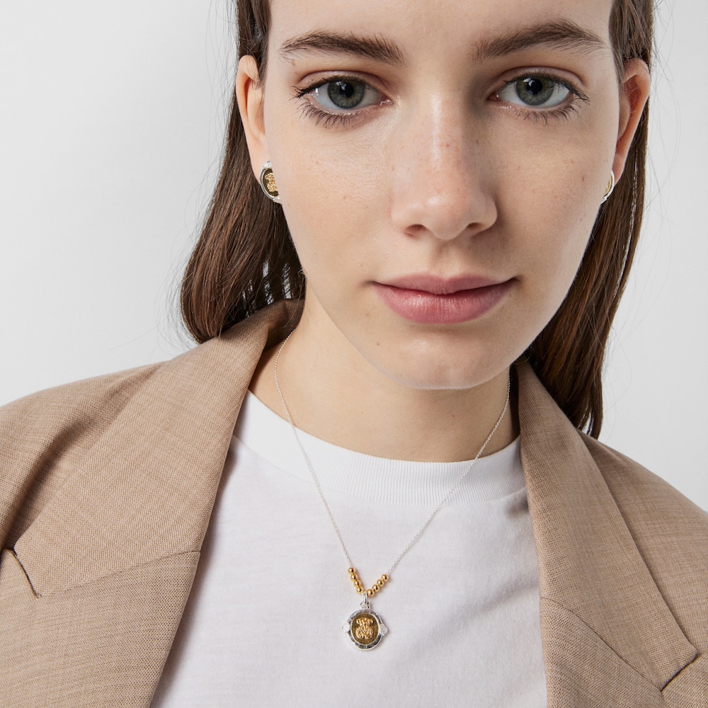 Collar camafeo bicolor Oceaan