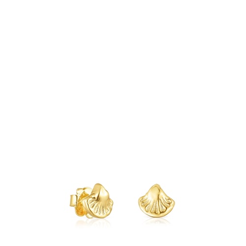 Gold Oceaan shell Earrings image number 0