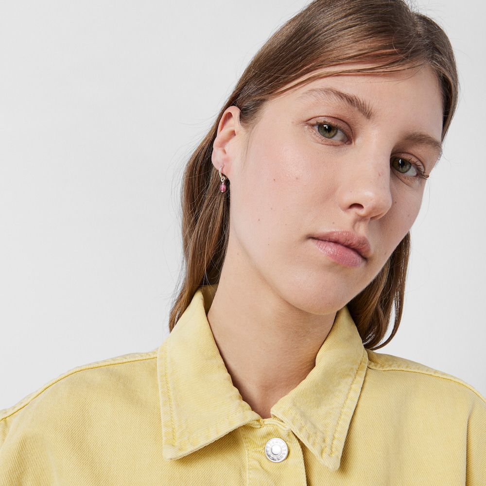 Pack de Brincos Oceaan concha-p&eacute;rola e glass rosa