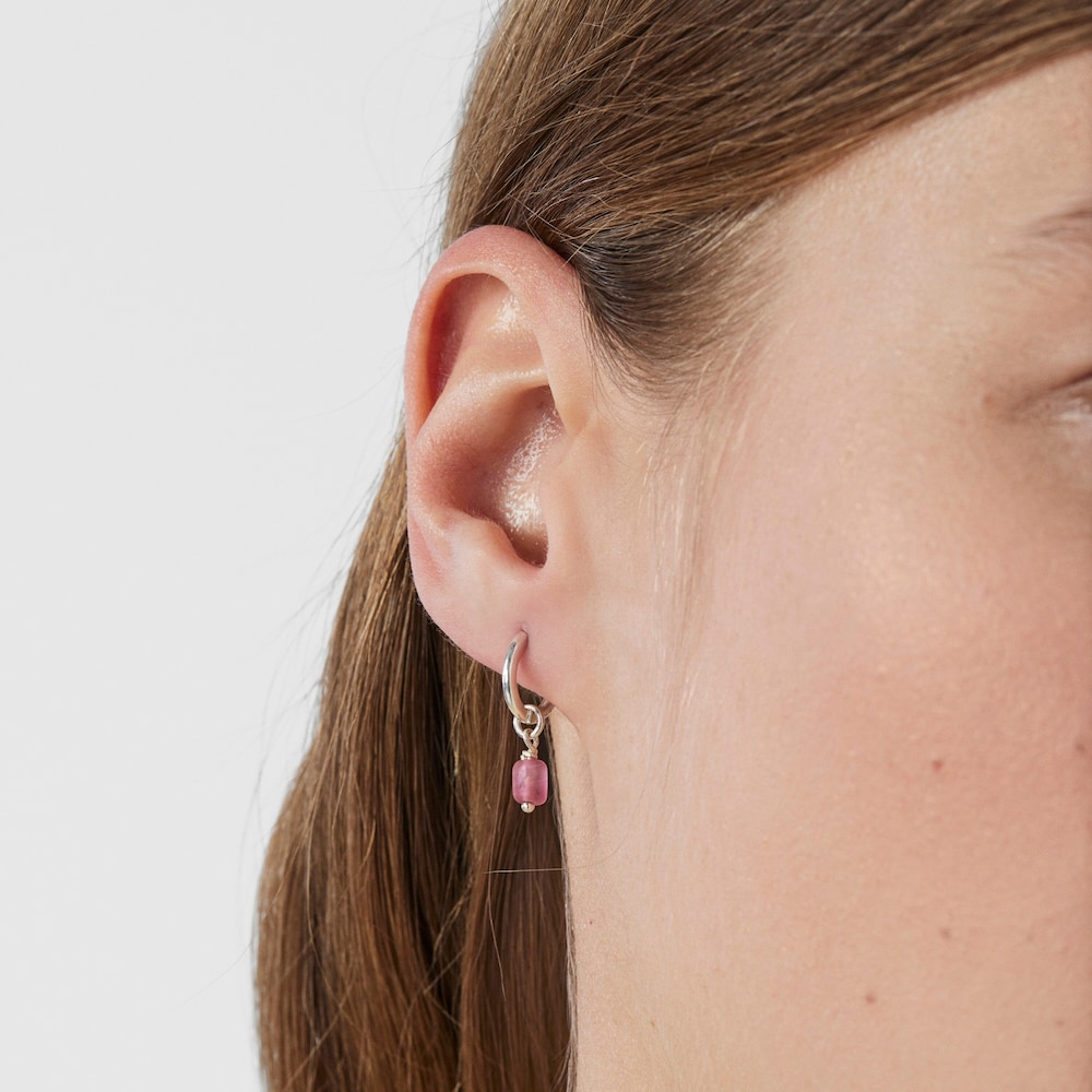 Pack de Brincos Oceaan concha-p&eacute;rola e glass rosa