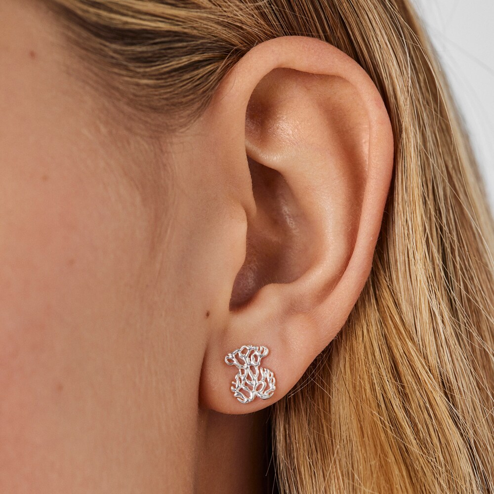 Pack de Pendientes oso-concha y glass naranja Oceaan image number 3