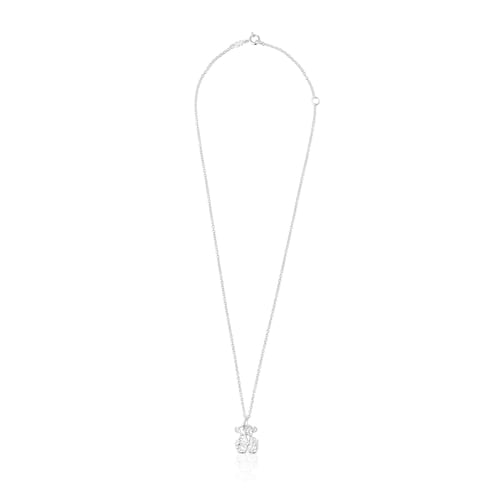 Collar Oceaan oso de plata