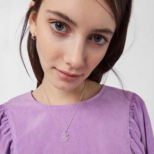 Collar Oceaan oso de plata