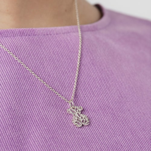 Collar Oceaan oso de plata