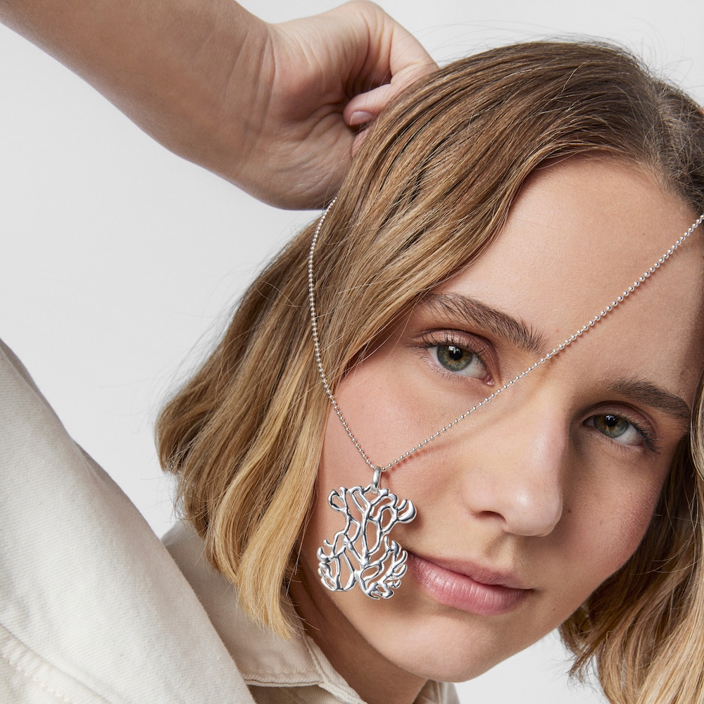 Colgante oso grande de plata Oceaan