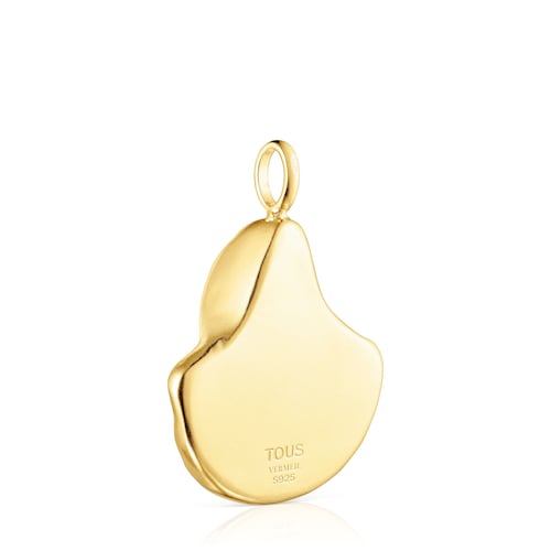 Large silver vermeil Oceaan shell Pendant