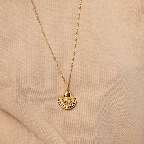 Large silver vermeil Oceaan shell Pendant