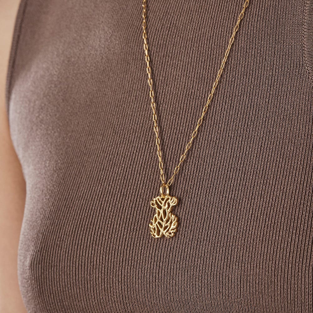 TOUS OCEAAN - ZAWIESZKA Z Ż&Oacute;ŁTEGO SREBRA VERMEIL