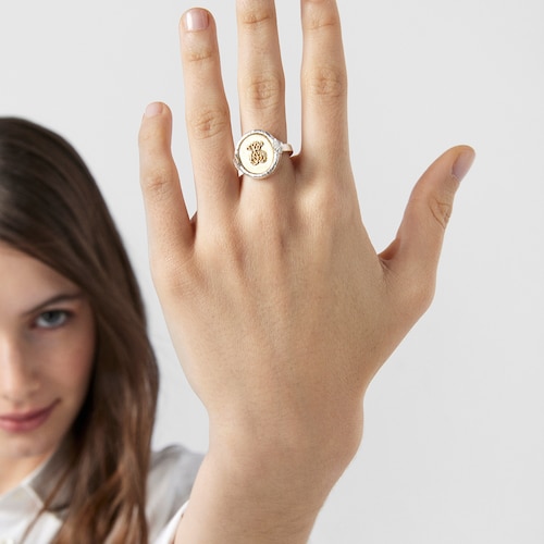 Oceaan Bicolor cameo Ring