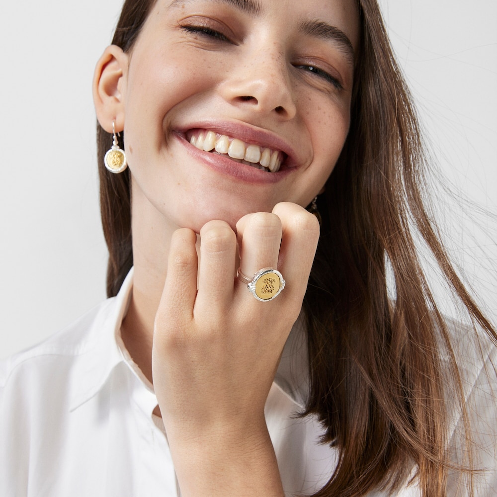 Anillo camafeo bicolor Oceaan