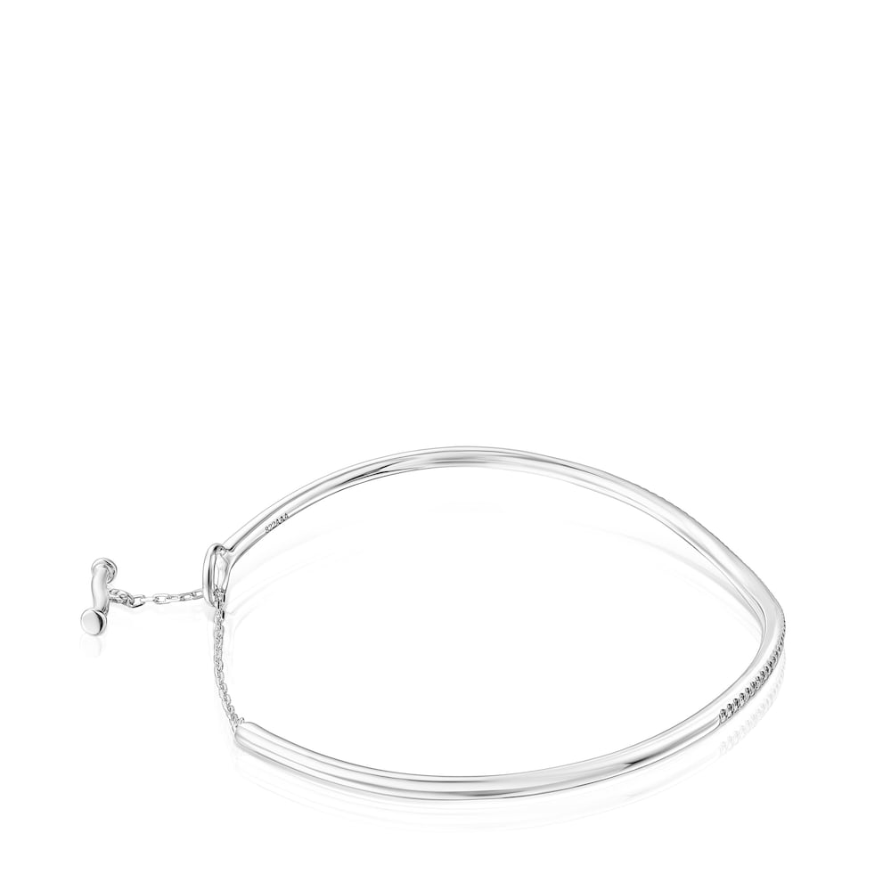 Pulsera de oro blanco y diamantes Hav